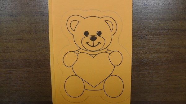 Медведь аппликация из бумаги