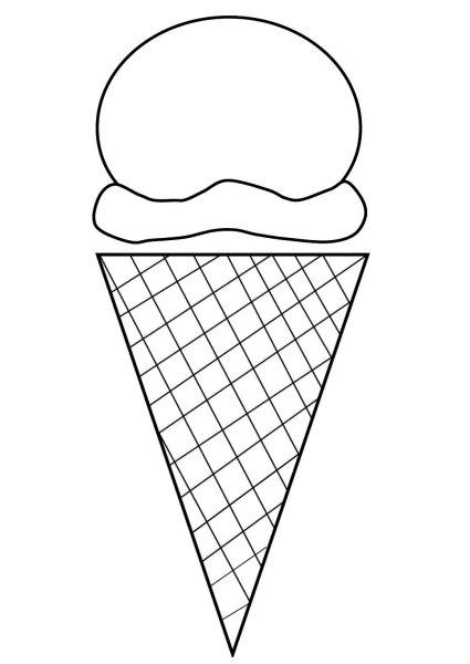 Мороженое шаблон