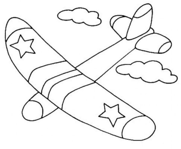 Раскраска "самолётики"