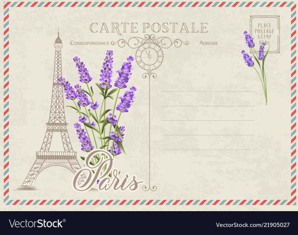 Почтовая открытка Франция
