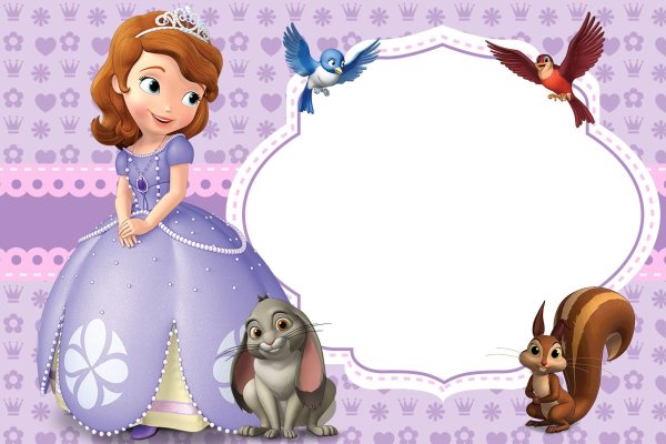 Рамки детские с принцессами