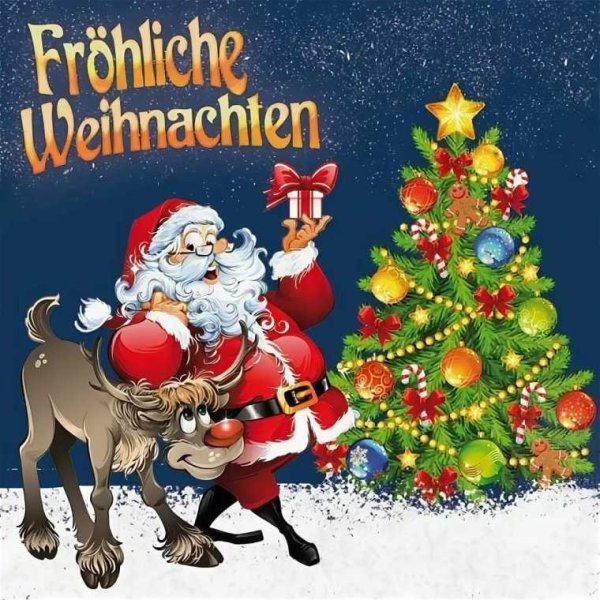 Поздравление с Рождеством на немецком