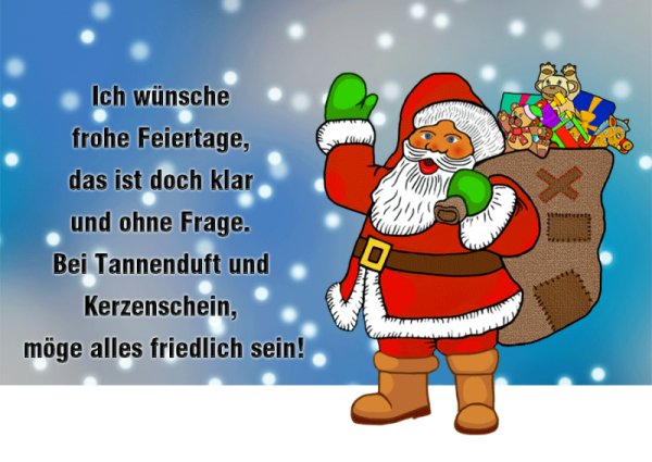 Новогодние поздравления на немецком языке