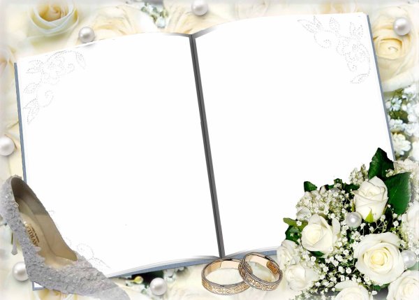 Рамка для фотошопа свадьба