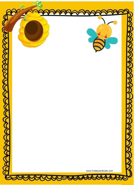 Рамка детская с пчелками
