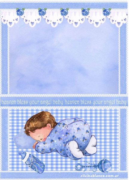 Рамка для открытки для новорожденного мальчика