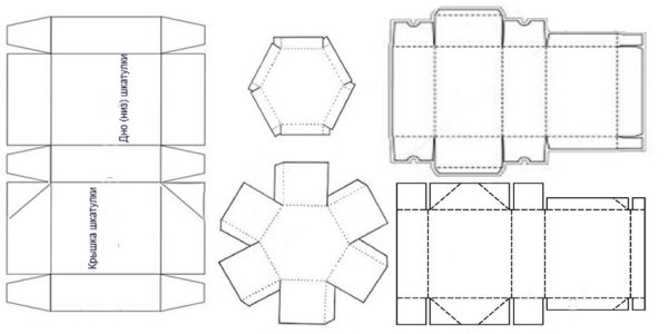 Схема шестигранной коробки