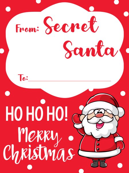 Тайный Санта открытка
