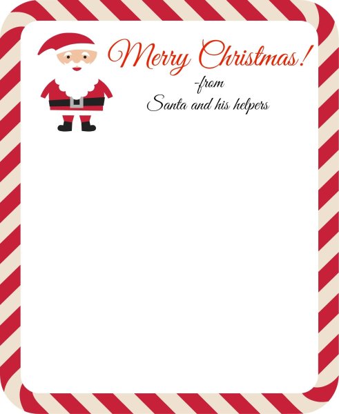 Тайный Санта письмо