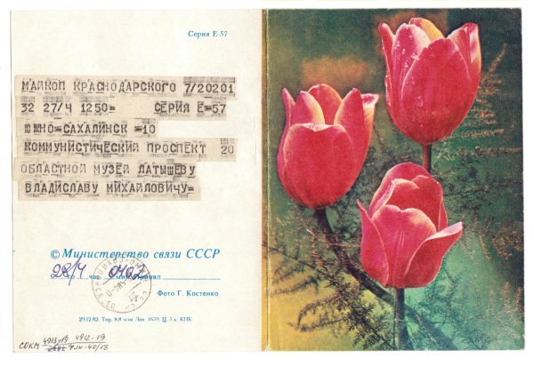 Телеграмма открытка