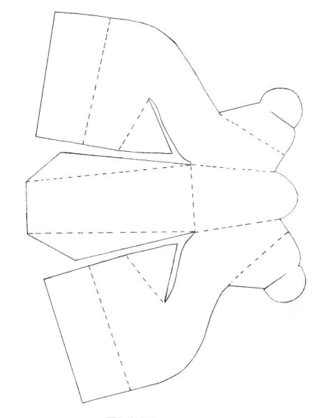 Поделка туфелька из бумаги