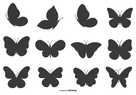 Бабочки и листиков