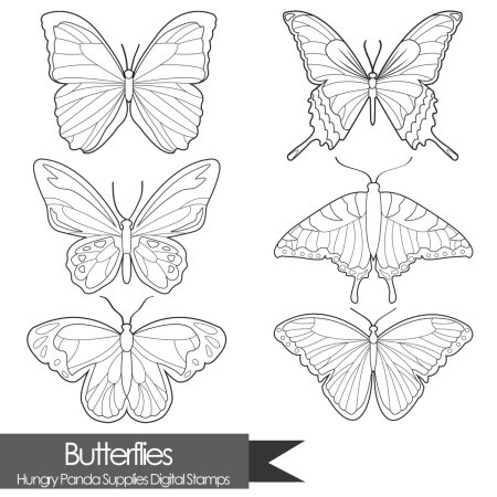 Бабочки для брошей