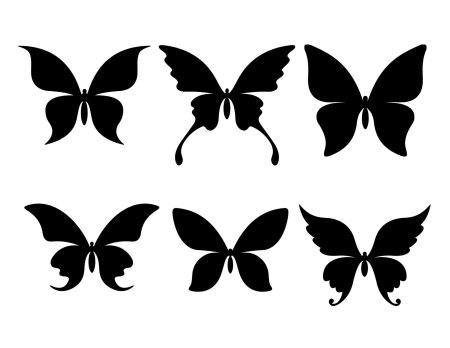 Бабочки на шторы