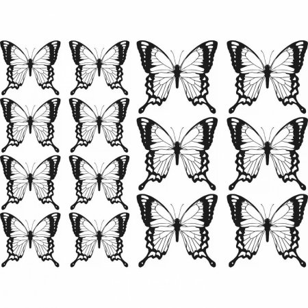 Бабочки с пожеланиями