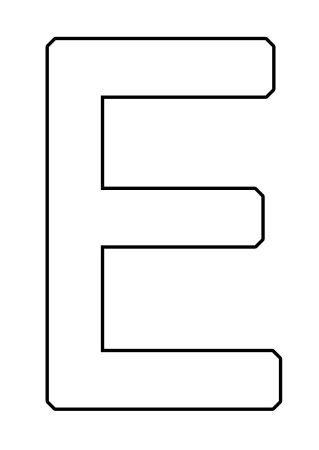 Буквы e
