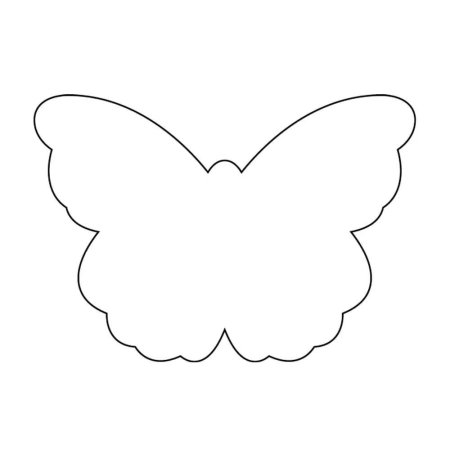 Форма бабочка