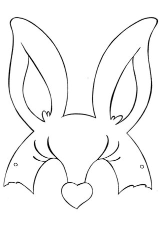 Голова зайца с ушами