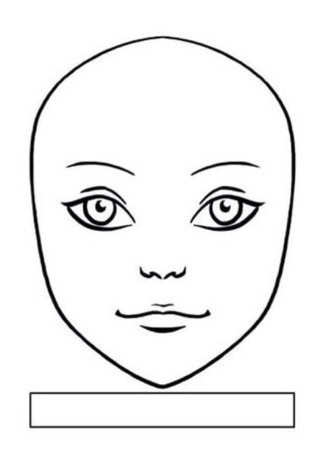 Голова женщины без глаз