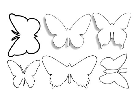 Объемной бабочки