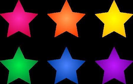 Разноцветные звезды