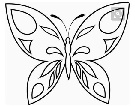Рисованные бабочки