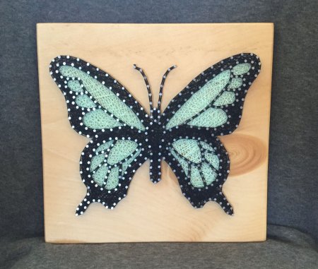 Стринг арт бабочки