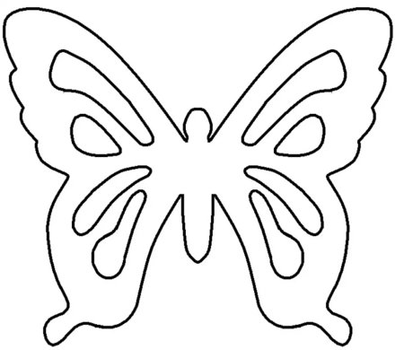 Выкройка бабочки