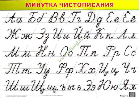 Заглавные и строчные буквы русского алфавита