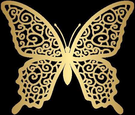 Золотые бабочки
