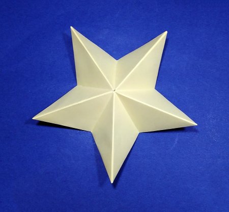 Звезда объемная оригами