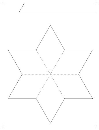 Звезда пятиконечная оригами