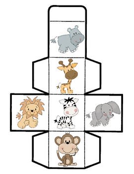 Кубик с животными
