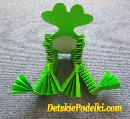Лягушонка для игрушки с пружинками