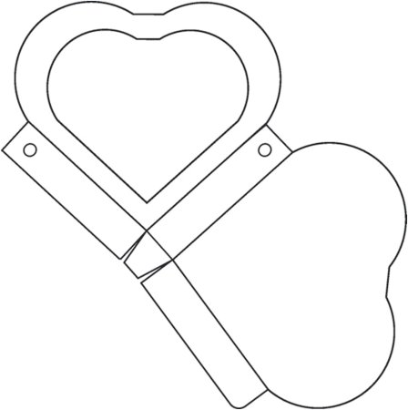 Коробочка в форме сердца