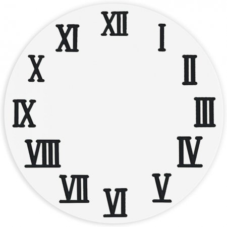 Римских цифр для настенных часов
