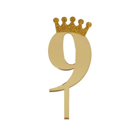 Цифра 7 с короной