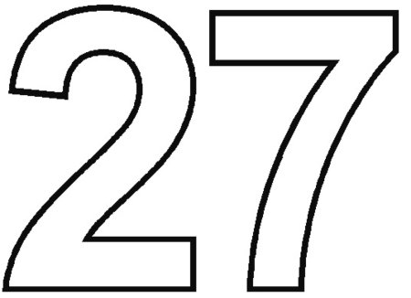 Цифры 27
