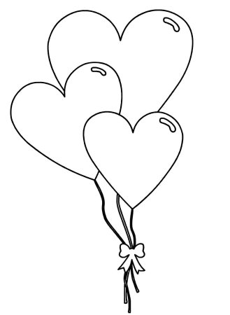 Воздушный шар сердце