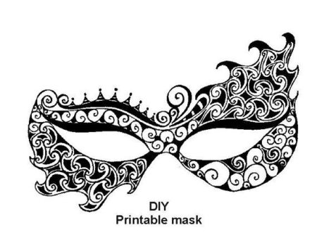 Ажурной маски для карнавала