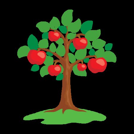 Дерево с яблоками