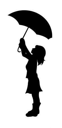 Девушка с зонтиком