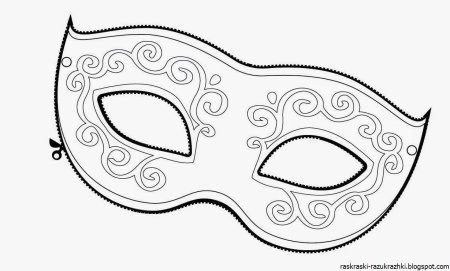 Карнавальная маска для девочек