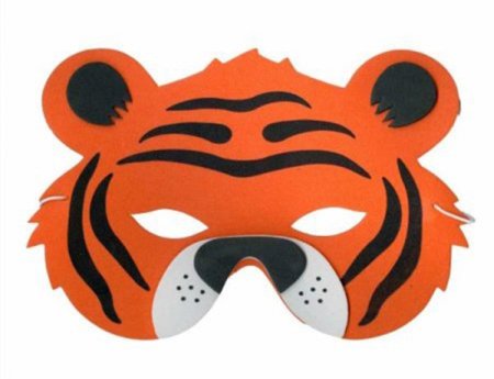 Новогодняя маска тигра