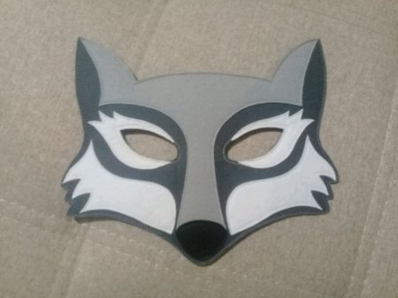 Новогодняя маска волка