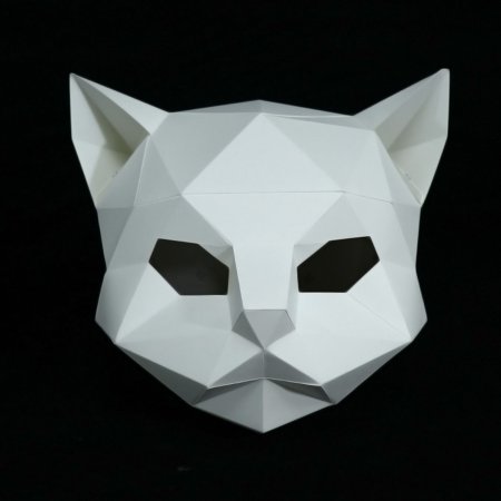 Объемной маски кошки