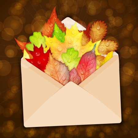 Осенний конверт