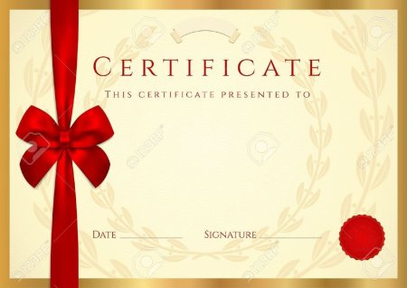 Подарочного сертификата современный