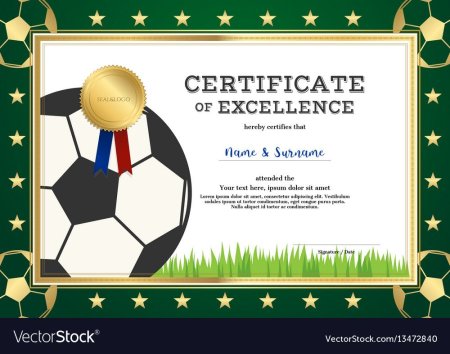 Сертификат по футболу