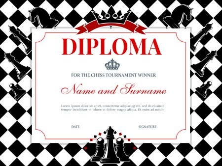 Сертификат участника шахматы
